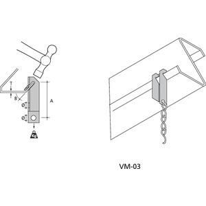 ABB Stotz-Kontakt 7TCA084030R1848 VM-03 carrier clamp