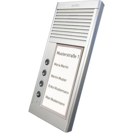 Agfeo 6101562 Doorspeak 4 silver door intercom