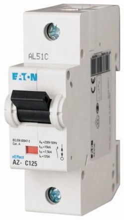 Eaton AZ-D50 D50A 1-pole high-performance circuit breaker, 211814