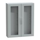 Schneider Electric NSYPLA12103TG 7035 POLY-WS 1250X1000X320 2 VIEWING DOORS standing cabinet