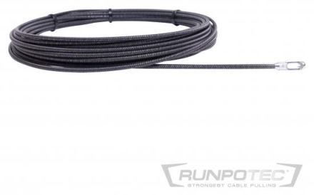 Runpotec 30014 metal spiral 30m D4mm with special eyelet head