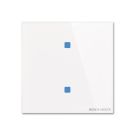 BUSCH-JAEGER TB/U2.4.11-CG KNX pushbutton sensor standard tacteo | 2-fold, vertical | glass white | 86x86mm