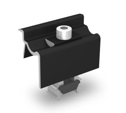 K2 Systems 2002589 Universal clamp OneEnd black Set SU=20 Universal end clamp