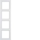 Berker 10146099 frame polar white velvet Berker Q.3