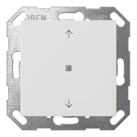 GIRA 517203 KNX push button sensor System 55 | 1-way, arrows | pure white glossy