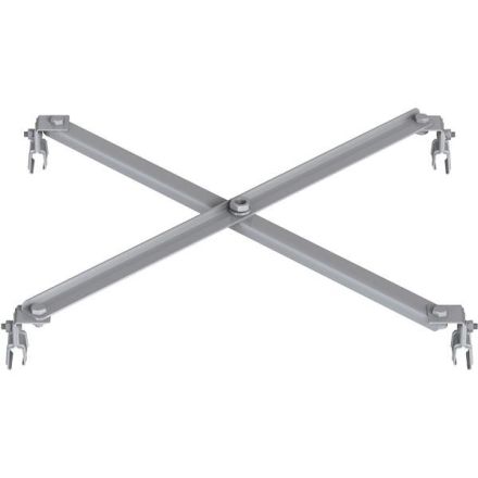Pröpster 910 257 V2A for RIB-ROOF 500 with catch bar aluminum L: 2m fixing cross