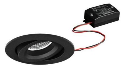 Brumberg 38378183 230V AC 7W 3000K structural LED recessed ceiling spotlight
