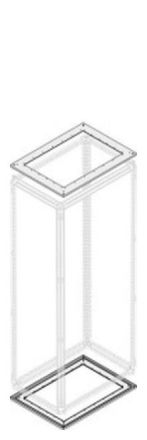 ABB Striebel & John PTBO1250 cover/base plate without flange, 5-field wide, depth 600mm, 1STQ007165A0000