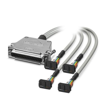Phoenix Contact 2302489 CABLE-D37-M2,5/4X14/100/Y81P-O Cable