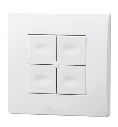 Grothe TLM4T45P Yoki 4 buttons wireless switch, 5454421