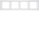 Berker 13837009 frame polar white, glossy Berker K.1