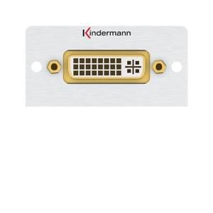 Kindermann 7444000502 DVI-I (24+5pin) cable breakout 50x50mm connection panel half panel