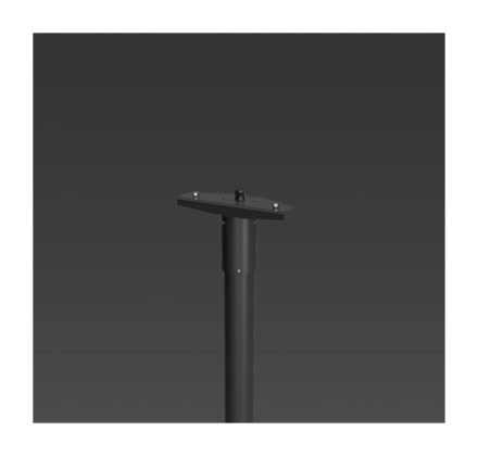 RZB 982046.0031 L346 for mast D: 89mm 1-way mast attachment