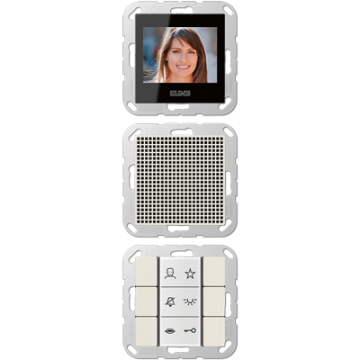 Jung SIVIA622W Siedle In-Home bus video indoor stations, AS/A series, white