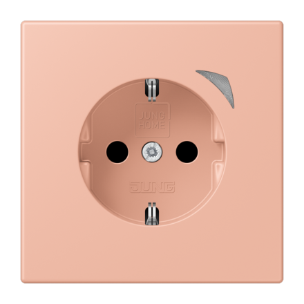 Jung BTLC1521S231 JUNG HOME SCHUKO® socket, 16 A 250 V ~, screw terminals, with function display, integrated increased contact protection, SAFETY+, thermoplastic painted ( LC32102 )