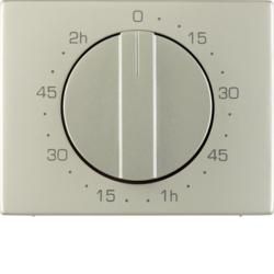 Berker 16357104 Centre piece with control knob for mechanical timer Stainless steel