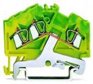 Wago 280-637 2.5qmm green-yellow 3 conductor protective conductor terminal