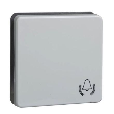 ELSO 233104 universal switch/button bell pure white rocker