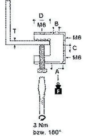 Niedax FH-107 EKLIPS flange mounting