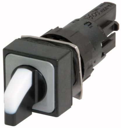 Eaton Q18WK3 selector switch, 3 positions, white, momentary, 072308