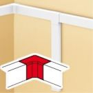 Legrand 611735 inside corner 50x190mm halogen-free, (pure white)