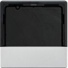 Berker 80960121 cover for KNX RTR/RC Qx alu velvet, painted