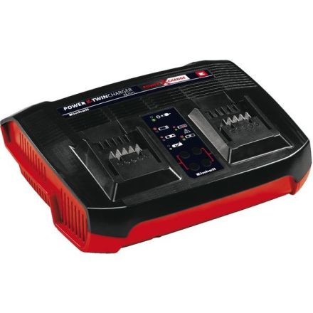 Einhell 4512069 Power-X-Twincharger 3 A, charger (without battery)