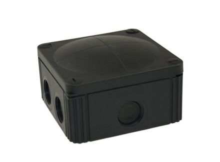 Wiska 10060538 607/5/S black IP66/67 RAL7035 cable junction box
