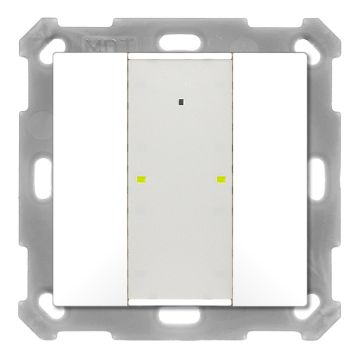 MDT BE-TA55P2.02 KNX push button sensor Plus UP v2 | 2-way | pure white matt