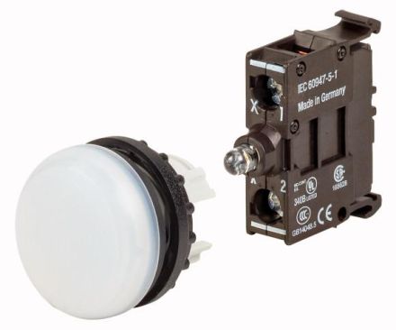 Eaton M22-LW-LEDC230-BVP complete unit, indicator light, floor mounting, 168781
