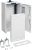 Hager ZB011B connection cabinet IP44 SKII 500x300x205
