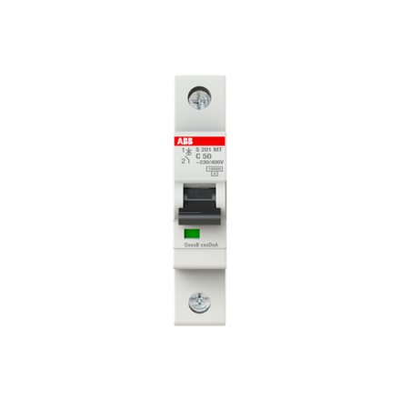 ABB Stotz-Kontakt 2CDS271445R0504 S201MT-C50 C-Char.10kA 50A 1P circuit breaker