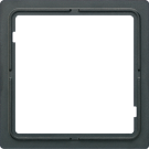 Jung FD981Z intermediate frame, LS series, FLAT DESIGN, black