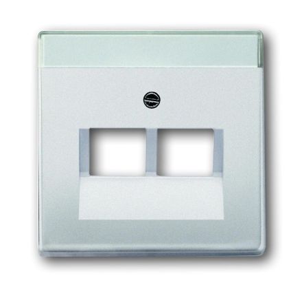 Busch-Jaeger 1803-02-866 central plate, 2-way stainless steel