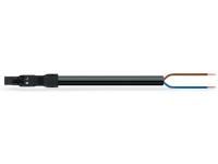 Wago 891-8992/215-301 St, 3000mm, black connecting cable 2x1mm²