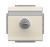 Busch-Jaeger 20 EUKNBSL-82 SCHUKO® socket insert, with hinged lid and lock ivory white