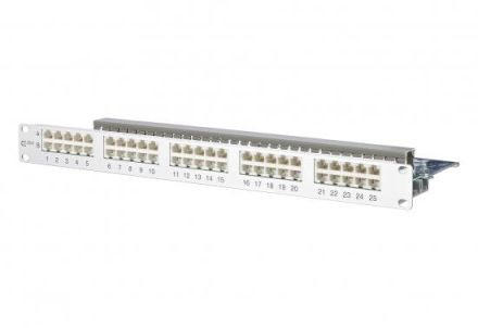 METZ CONNECT UAE 50X8 (4) Cat.3 19' 1U telephone patch panel, 130886-E