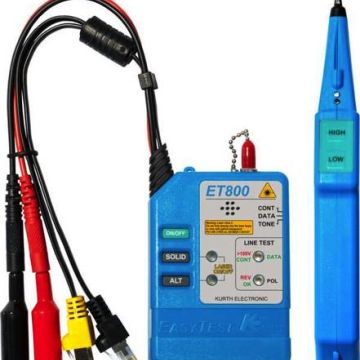 Gossen Metrawatt D180C KE801 Easytest800 / Probe410 cable detector set