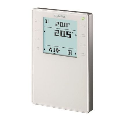 SIEMENS S55624-H105 KNX room temperature controller | with display | white