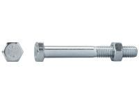 Dresselhaus 0009/001/558X50 Hexagon screw with shaft galvanized M8x50
