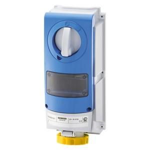 Gewiss GW66824 6TE vertical oG 16A/3 pole 110V IP66 socket