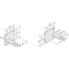 Sommer 32063V004 Sommer gate post fitting 85/104 L+R