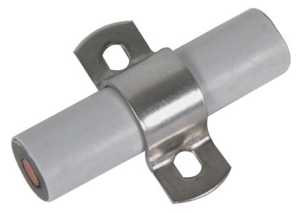 Dehn & Söhne 275129 for CUI cable with long holes NIRO two-screw clamp
