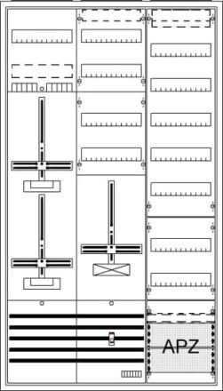 ABB Striebel & John 2CPX054289R9999 DA39CY AP 3Pkt.A39 2Z1S+2RE1V7A2 Complete cabinet