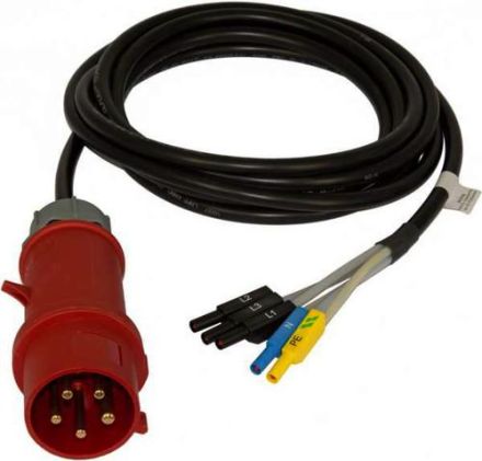 Gossen Metrawatt Z570B 16A with CEE plug 5-pin adapter cable