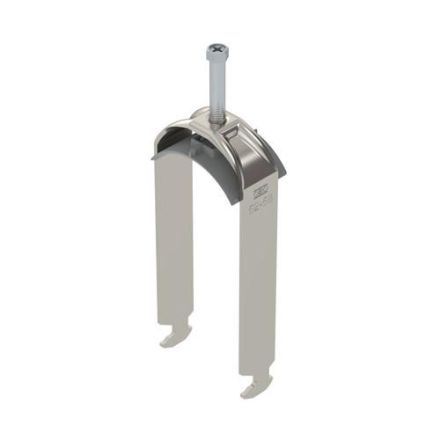 OBO Bettermann 1186357 2056 BS-H2-K-58 A2 52-58mm 2-way stainless steel clamp