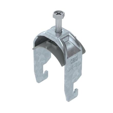 OBO Bettermann 1186736 2056 BS-U1-K-40 FT 34-40mm steel U-clamp