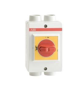 ABB Stotz-Kontakt OTP16KA3M251, safety switch 3-pole 7.5 kW 400V with red-yellow handle, 1SCA022699R4660