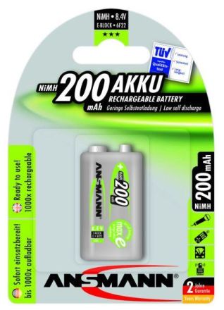 Hückmann 129998 Ansmann maxE 9V rechargeable battery