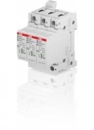 ABB Stotz-Kontakt OVR T2 3L 80-275s P TS QS, OVR T2 3L 80-275s P TS QS SPD T2 with reserve voltage 230/400V TNC 3P, 2CTB815708R0600